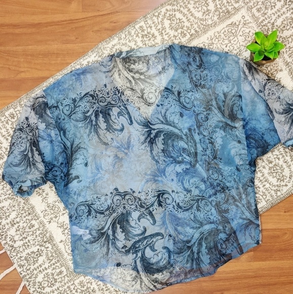 Buffalo David Bitton Button Down Blouse - Picture 6 of 6
